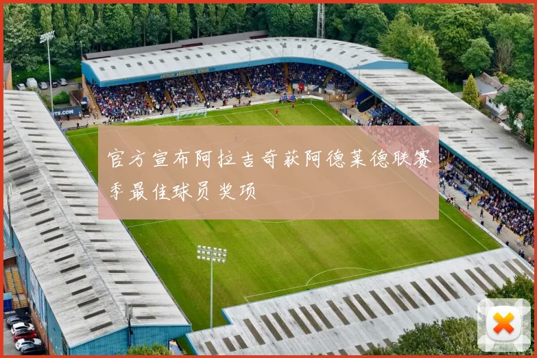 官方宣布阿拉吉奇获阿德莱德联赛季最佳球员奖项